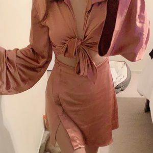 Copper Mini Dress BRAND NEW